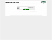 Tablet Screenshot of cadastrofornecedor.uem.com.br